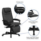 High Back Burgundy LeatherSoft Executive Reclining Ergonomic Swivel Office Chair with Arms - BT-70172-BG-GG A-Z Store Nadia
