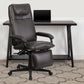 High Back Burgundy LeatherSoft Executive Reclining Ergonomic Swivel Office Chair with Arms - BT-70172-BG-GG A-Z Store Nadia