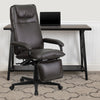 High Back Burgundy LeatherSoft Executive Reclining Ergonomic Swivel Office Chair with Arms - BT-70172-BG-GG