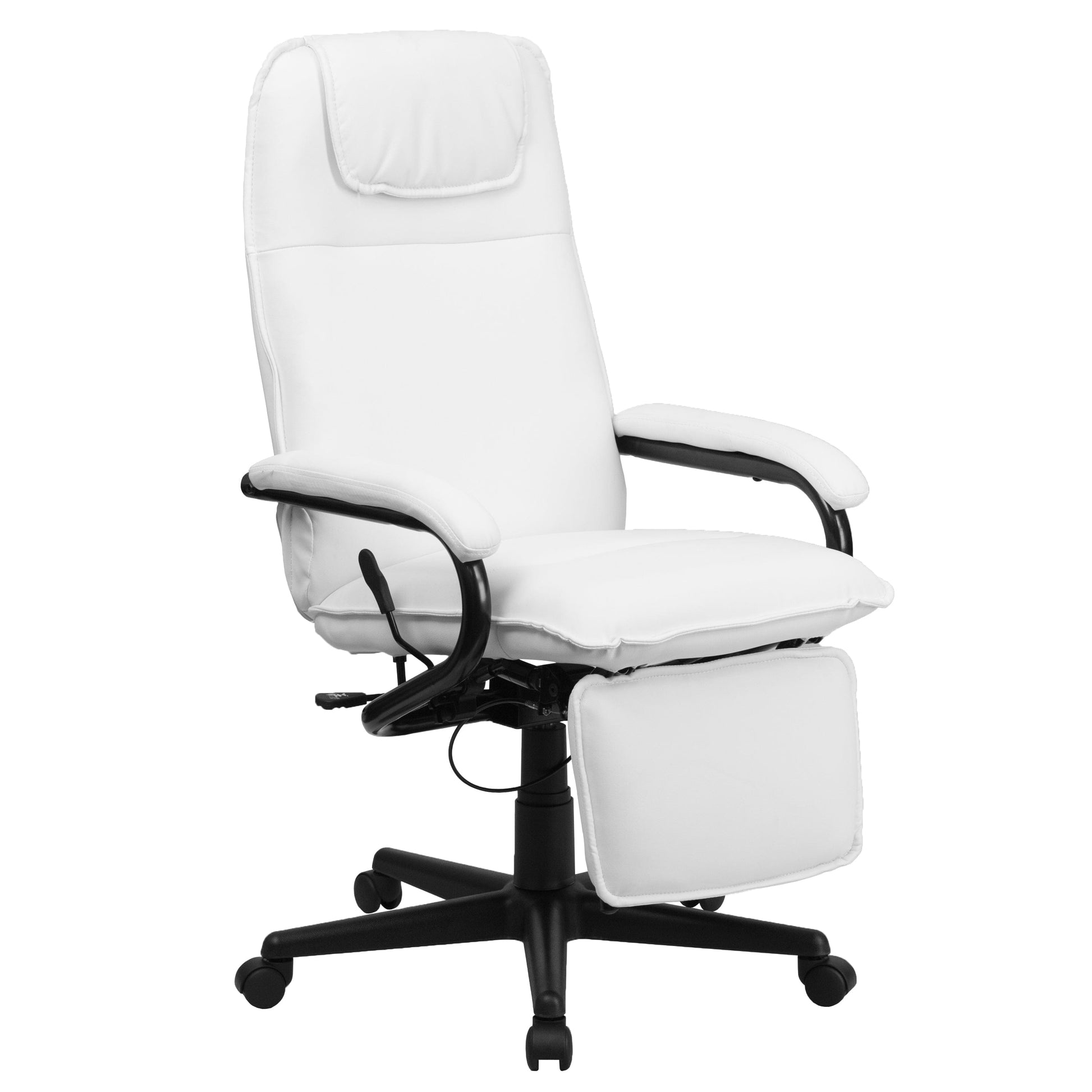 High Back Burgundy LeatherSoft Executive Reclining Ergonomic Swivel Office Chair with Arms - BT-70172-BG-GG A-Z Store Nadia