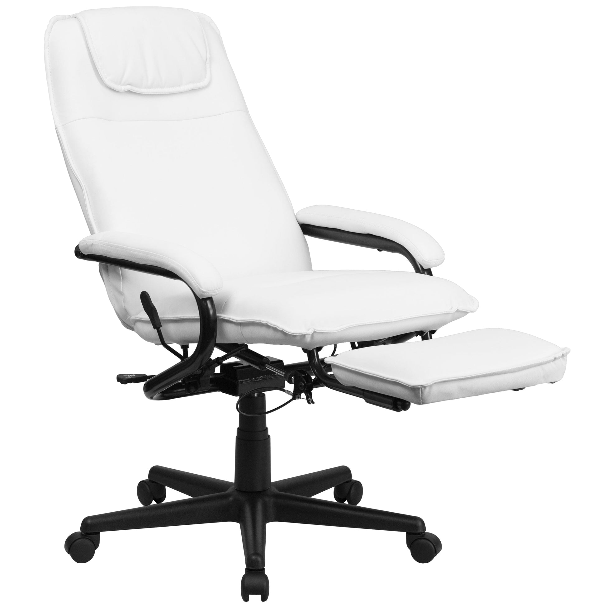 High Back Burgundy LeatherSoft Executive Reclining Ergonomic Swivel Office Chair with Arms - BT-70172-BG-GG A-Z Store Nadia