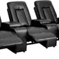 Eclipse Series 3-Seat Reclining Black LeatherSoft Theater Seating Unit with Cup Holders - BT-70259-3-BK-GG A-Z Store Nadia