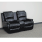 Allure Series 2-Seat Reclining Pillow Back Black LeatherSoft Theater Seating Unit with Cup Holders - BT-70295-2-BK-GG MEGA AZ Store