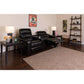 Futura Series 2-Seat Reclining Black LeatherSoft Theater Seating Unit with Cup Holders - BT-70380-2-BK-GG A-Z Store Nadia
