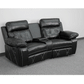 Reel Comfort Series 2-Seat Reclining Black LeatherSoft Theater Seating Unit with Curved Cup Holders - BT-70530-2-BK-CV-GG A-Z Store Nadia
