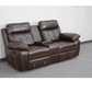 Reel Comfort Series 2-Seat Reclining Black LeatherSoft Theater Seating Unit with Straight Cup Holders - BT-70530-2-BK-GG Mega A-Z Store Nadia