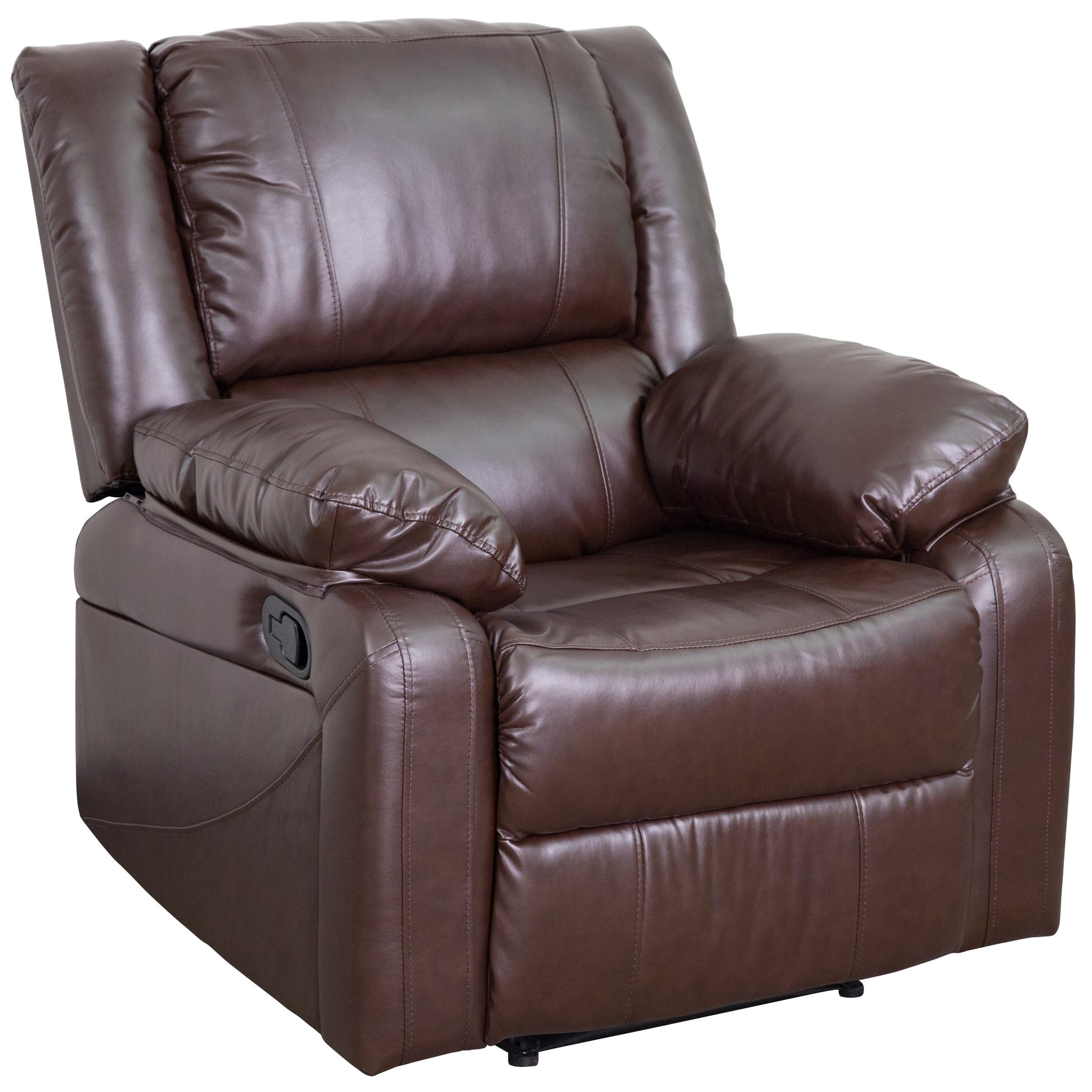 Harmony Series Brown LeatherSoft Recliner -  BT-70597-1-BN-GG Mega A-Z Store Nadia