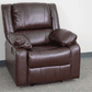 Harmony Series Brown LeatherSoft Recliner -  BT-70597-1-BN-GG Mega A-Z Store Nadia
