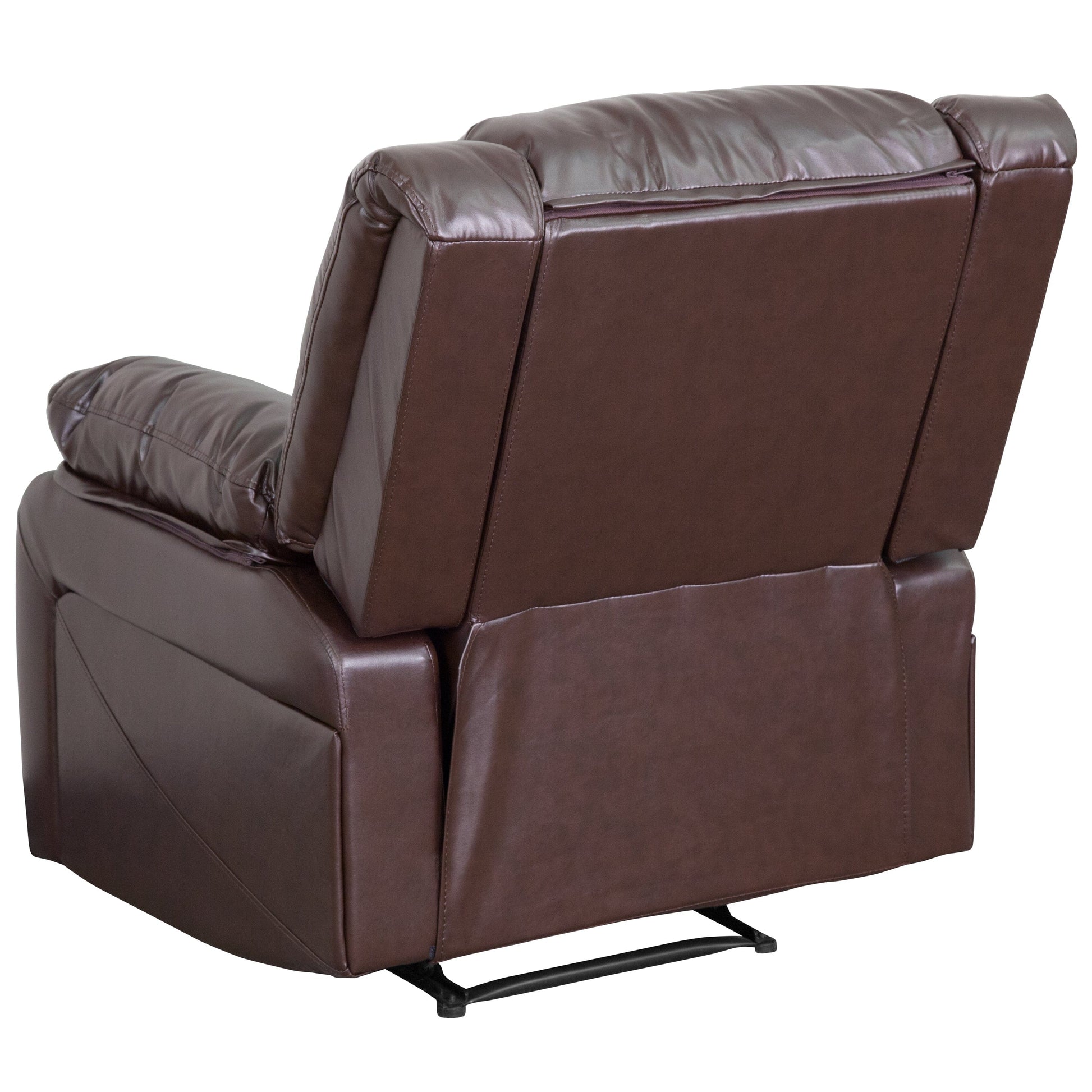 Harmony Series Brown LeatherSoft Recliner -  BT-70597-1-BN-GG Mega A-Z Store Nadia
