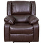 Harmony Series Brown LeatherSoft Recliner -  BT-70597-1-BN-GG Mega A-Z Store Nadia