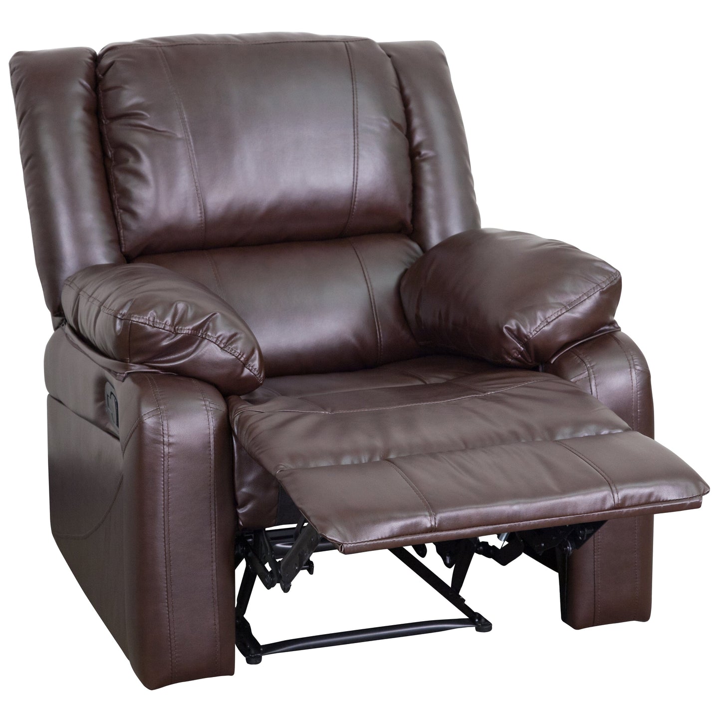 Harmony Series Brown LeatherSoft Recliner -  BT-70597-1-BN-GG Mega A-Z Store Nadia