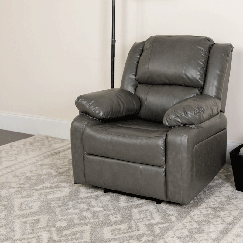 Harmony Series Brown LeatherSoft Recliner -  BT-70597-1-BN-GG Mega A-Z Store Nadia