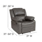 Harmony Series Brown LeatherSoft Recliner -  BT-70597-1-BN-GG Mega A-Z Store Nadia