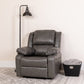 Harmony Series Brown LeatherSoft Recliner -  BT-70597-1-BN-GG Mega A-Z Store Nadia