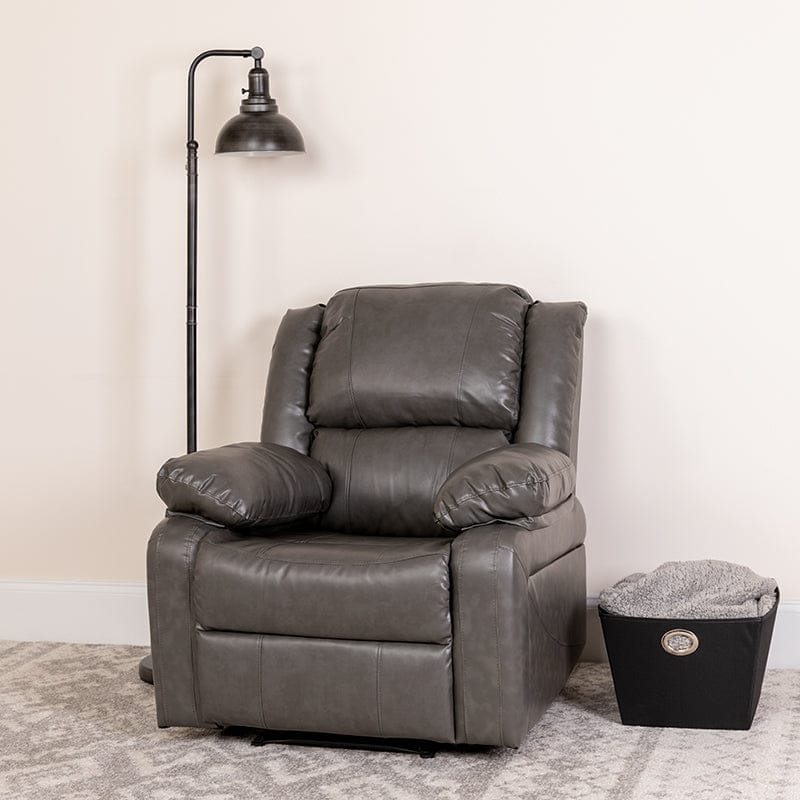 Harmony Series Brown LeatherSoft Recliner -  BT-70597-1-BN-GG Mega A-Z Store Nadia