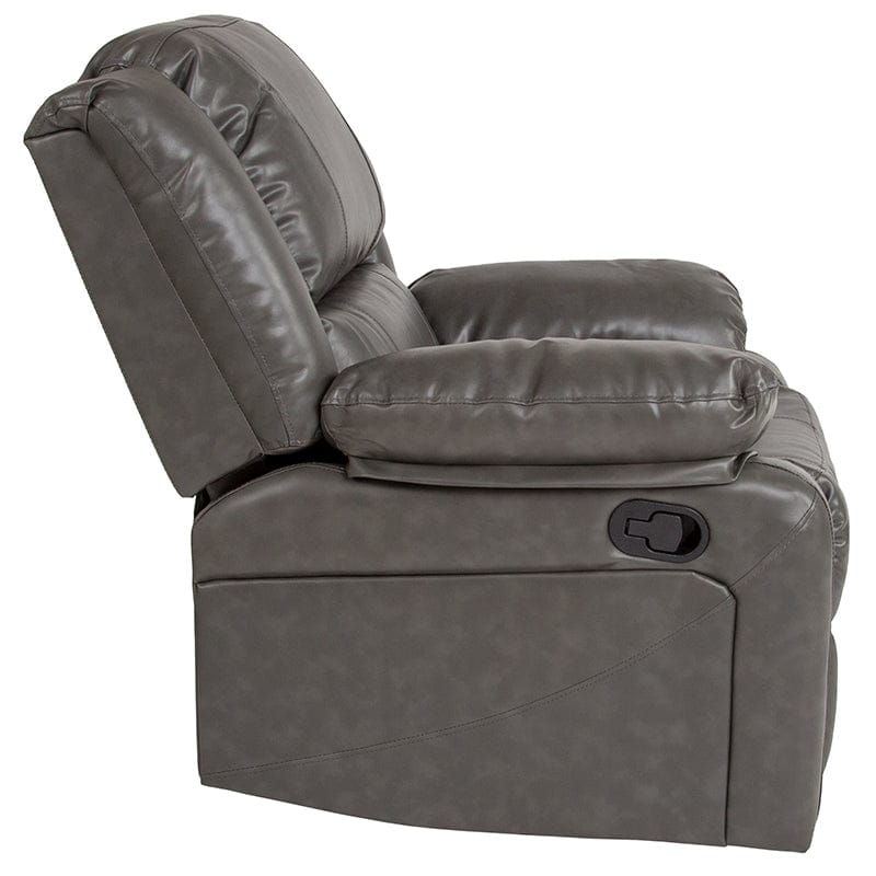 Harmony Series Brown LeatherSoft Recliner -  BT-70597-1-BN-GG Mega A-Z Store Nadia