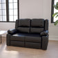 Harmony Series Brown LeatherSoft Loveseat with Two Built-In Recliners - BT-70597-LS-BN-GG A-Z Store Nadia