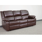 Harmony Series Brown LeatherSoft Sofa with Two Built-In Recliners - BT-70597-SOF-BN-GG A-Z Store Nadia