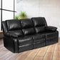 Harmony Series Brown LeatherSoft Sofa with Two Built-In Recliners - BT-70597-SOF-BN-GG A-Z Store Nadia