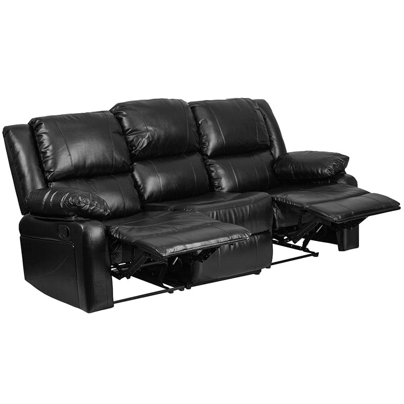 Harmony Series Brown LeatherSoft Sofa with Two Built-In Recliners - BT-70597-SOF-BN-GG A-Z Store Nadia