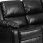 Harmony Series Brown LeatherSoft Sofa with Two Built-In Recliners - BT-70597-SOF-BN-GG A-Z Store Nadia