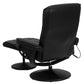 Massaging Multi-Position Recliner with Side Pocket and Ottoman in Black LeatherSoft - BT-7320-MASS-BK-GG A-Z Store Nadia