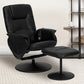 Massaging Adjustable Recliner with Deep Side Pockets and Ottoman with Wrapped Base in Black LeatherSoft - BT-753P-MASSAGE-BK-GG A-Z Store Nadia