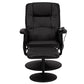 Massaging Adjustable Recliner with Deep Side Pockets and Ottoman with Wrapped Base in Black LeatherSoft - BT-753P-MASSAGE-BK-GG A-Z Store Nadia