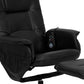 Massaging Adjustable Recliner with Deep Side Pockets and Ottoman with Wrapped Base in Black LeatherSoft - BT-753P-MASSAGE-BK-GG A-Z Store Nadia