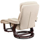 Recliner Chair with Ottoman | Beige LeatherSoft Swivel Recliner Chair with Ottoman Footrest - BT-7821-BGE-GG A-Z Store Nadia