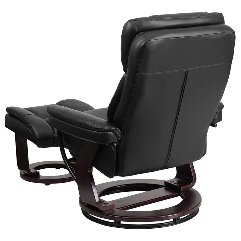 Recliner Chair with Ottoman | Beige LeatherSoft Swivel Recliner Chair with Ottoman Footrest - BT-7821-BGE-GG A-Z Store Nadia