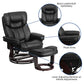 Recliner Chair with Ottoman | Beige LeatherSoft Swivel Recliner Chair with Ottoman Footrest - BT-7821-BGE-GG A-Z Store Nadia