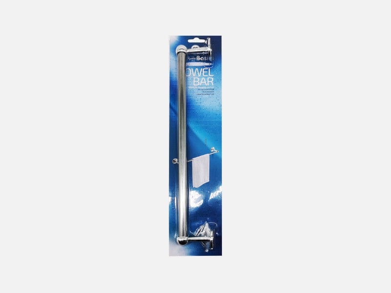 Bath to the Basics Long Towel Bar 16" - Chrome Finish - Ideal for Hanging Towels - CH81731 MEGA