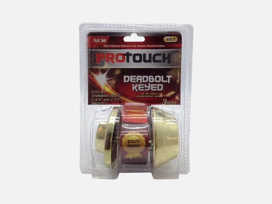 PROTOUCH Deadbolt Lock Keyed Outside For Home, Office, Front Entrance Doors CH82193 MEGA