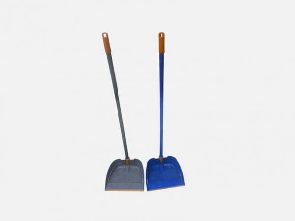 Long Dustpan holds all types of indoor and outdoor debris BLUE/ GREY - CH87083 MEGA
