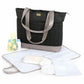 CHICCO  Diaper Bag Chevron Black: Thermal zippered bottle pocket with high-density thermal insulation and thermoflect radiant barrier - 06079396950070 ebuystt
