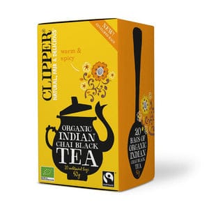 Clipper Organic Indian Chai Black Tea /Green Tea and Lemon/ Lemon and Ginger  20 Tea Bags Deliciously refreshing, aromatic and rich tea-5021991941597