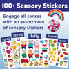 GTBW Sensory Sticker Playset Sweetsville: Mess-free and a great independent play activity to be enjoyed on-the-go or at home -6236