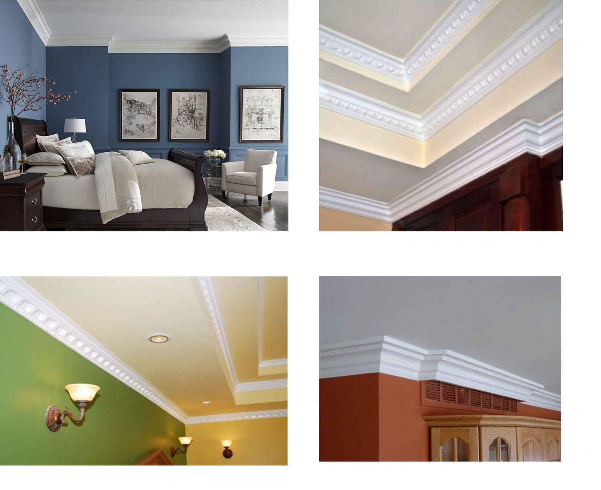 MOULDING Pattern Crown Moulding Polyurethane- 8FT LENGTH MARMEGA