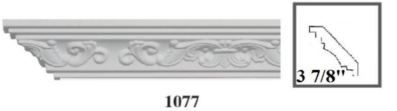 MOULDING Pattern Crown Moulding Polyurethane- 8FT LENGTH MARMEGA
