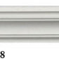 MOULDING Plain Crown Moulding Polyurethane- 8FT LENGTH in 12 Designs MARMEGA