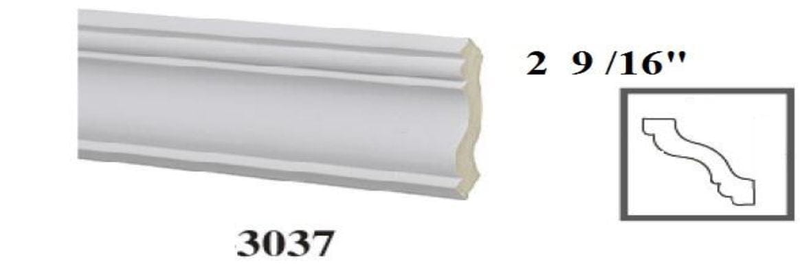 MOULDING Plain Crown Moulding Polyurethane- 8FT LENGTH in 12 Designs MARMEGA