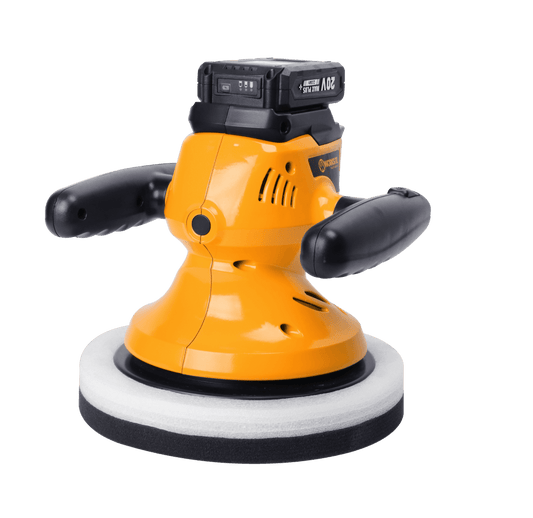 WORKSITE - 20V Cordless Wax Polisher, Perfect for all vehicles, cars, counter tops, bathrooms and banisters CWP110, 2.0AH Battery and FAST Charger -CWP110 Worksite Power Tools