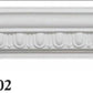 MOULDING Pattern Crown Moulding Polyurethane- 8FT LENGTH MARMEGA