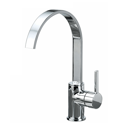 Delta Mandolin Beautifully Crafted, Polished, Chrome Goose Neck Kitchen Sink Tap - DEL0334