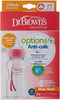 Dr Browns Options+ 2pk 9 Oz Wide Neck Pink Bottles: . From nipple to base, the Options+™ Wide-Neck Bottle makes for a comfortable feeding experience for baby - WB92601-ESX