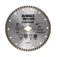 Dewalt Diamond Masonry Wet/Dry Continuous Edge Blade Turbo 7 Inches (180MM) - For General Purpose Cutting Of Cured Concrete, Pavers, Brick, Block, Tile, Bluestone, Flagstone Or Any Similar Materials - DW47700HP MEGA