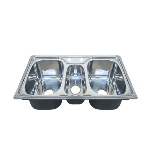 Sink with DY Top Mount Sink, 2 and 1/2 Sink Bowls - DYSS031
