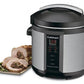 Cuisinart 6 Quart 1000 Watt Electric Pressure Cooker (Stainless Steel) This unit traps steam inside, which builds up pressure to create hotter temperatures, and its tight seal locks in heat giving great-tasting meals - CU-CPC-600 Pie's Variety Store