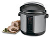Cuisinart 6 Quart 1000 Watt Electric Pressure Cooker (Stainless Steel) This unit traps steam inside, which builds up pressure to create hotter temperatures, and its tight seal locks in heat giving great-tasting meals - CU-CPC-600